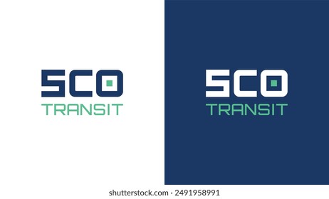 SCO and 5CO Consulting Company Logo Vector illustration