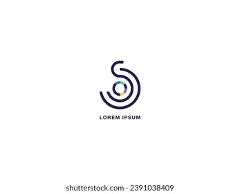 sco letter line style circular logo design, modern design corporate tech logo, sco logo design, sc wordmark logo design