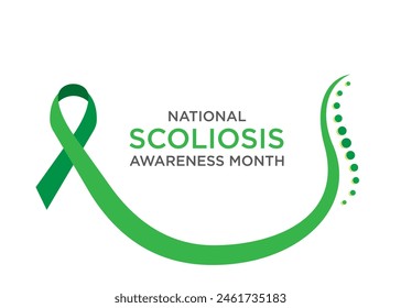 Scoliosis Awareness Month, usually in June, raises awareness about the sideways curvature of the spine.