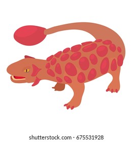 Scolosaurus icon. Cartoon illustration of scolosaurus vector icon for web isolated on white background