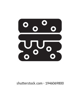 Scone icon in vector. Logotype