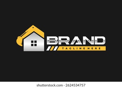 the scoop excavator house logo