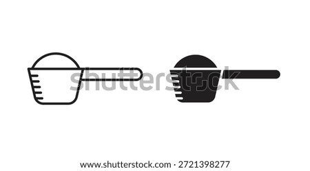 Scoop icon concept set. Simple icon collection
