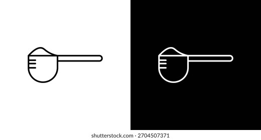 Ícone de escopo traçado vetorial editável para designs da Web
