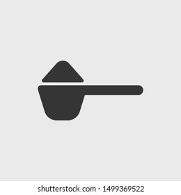 Scoop icon. EPS file. New trendy scoop vector illustration symbol