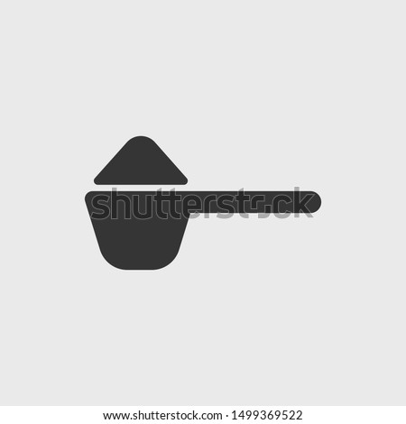 Scoop icon. EPS file. New trendy scoop vector illustration symbol