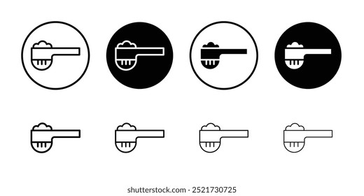 Scoop icon logo set vector