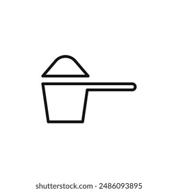 Scoop icon logo sign vector outline