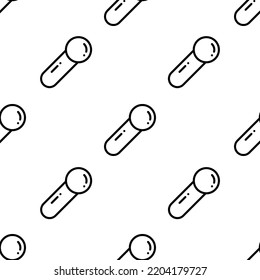 scoop icon pattern. Seamless scoop pattern on white background.