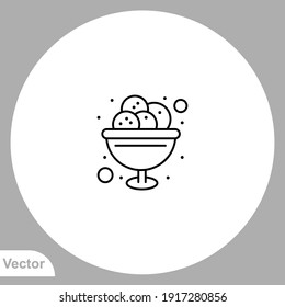 Scoop icon sign vector,Symbol, logo illustration for web and mobile