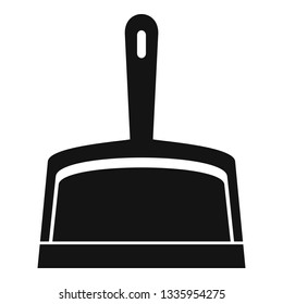 Scoop icon. Simple illustration of scoop vector icon for web design isolated on white background