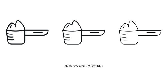 Ícone de escopo design de linha simples - Ilustração de vetor simples