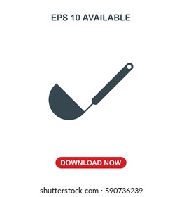 Scoop icon vector