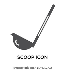 Scoop icon vector isolated on white background for your web and mobile app design, Scoop logo concept