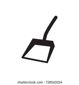scoop icon vector isolated on white background