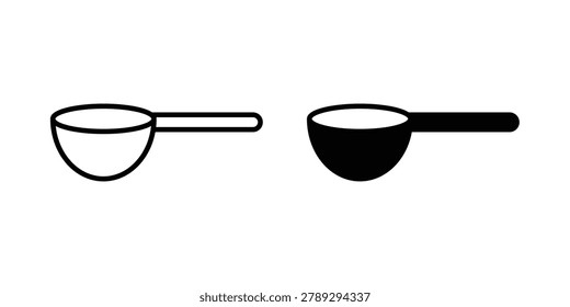 Scoop icon vector symbol design set for web