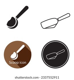 scoop icon vector template illustration logo design
