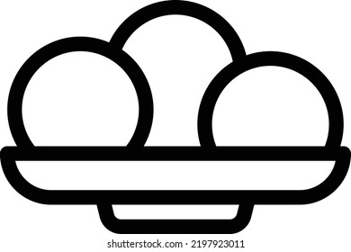 scoop plate Vector illustration on a transparent background.Premium quality symbols.Thin line vector icon for concept and graphic design.