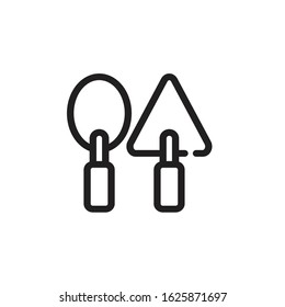Scoop Trendy Flat Icon Design Building and Construction Theme