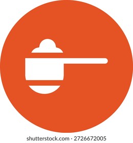 Illustration des Scoop-Vektorsymbol-Designs