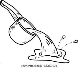 Scoop vector illustration. Eps10