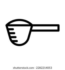 Diseño de iconos de línea de vector Scoop