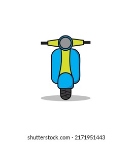 Scoopy motorbike shaped image logo looks very attractive and good