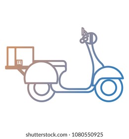 scooter bike with carton box
