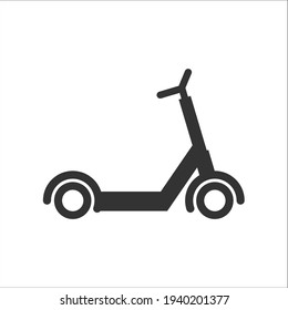 Scooter bike icon, Vector graphics