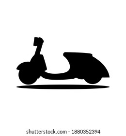 Scooter bike icon vector on white background