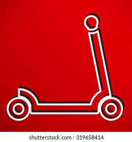 scooter for children icon