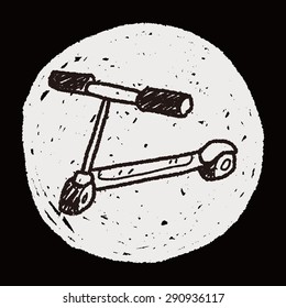 scooter doodle