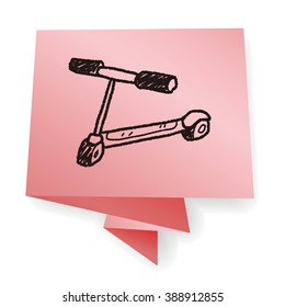 scooter doodle