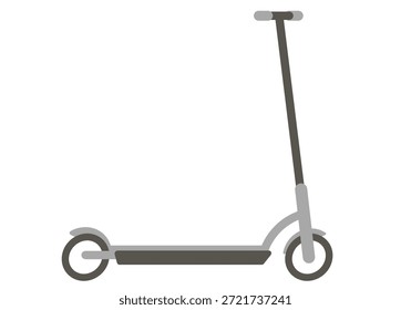 Scooter elétrico ícone vetorial moderno simples desenho de ilustração gráfica plana desenho isolado recorte, pontapé veículo escooter mínimo imagem clip art