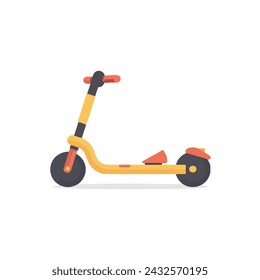 Scooter flat icon set. Vector illustration design.