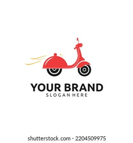 SCOOTER FOOD DELIVERY LOGO DESIGN