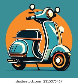 A scooter has a compact and streamlined design, making it easy to maneuver through traffic and navigate narrow streets. It features a step-through frame, allowing the rider to comfortably sit
