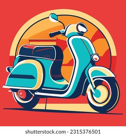 A scooter has a compact and streamlined design, making it easy to maneuver through traffic and navigate narrow streets. It features a step-through frame, allowing the rider to comfortably sit