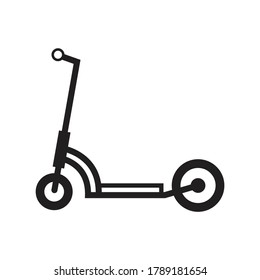 Scooter icon design isolated on white background