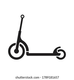 Diseño de icono Scooter aislado en fondo blanco