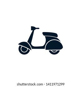 scooter icon design template. Trendy style, vector eps 10