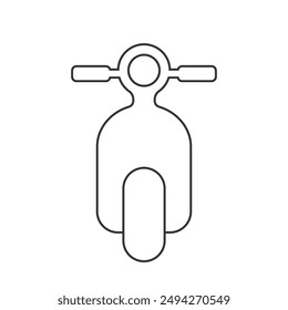 Scooter icon design vector in flat