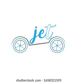Scooter icon design with vector shapes