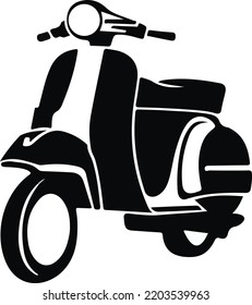 Scooter icon with eps 10