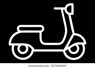 Scooter icon eps 10 file 