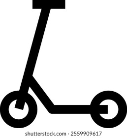 Scooter icon. E-scooter sign. Electric kick scooter symbol. Concept of sustainable transport