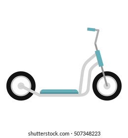Scooter icon. Flat illustration of scooter vector icon for web