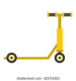 Scooter icon flat isolated on white background vector illustration