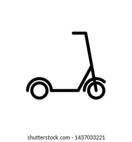 scooter icon, illustration design template