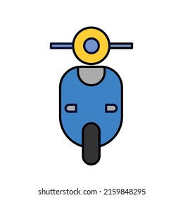 ilustración de icono de scooter. diseño vectorial adecuado para sitios web, aplicaciones y más.